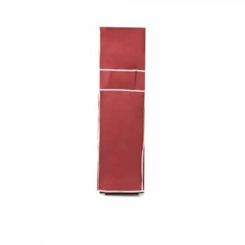 Тканевый шкаф для обуви на 6 полок 60х30х108 см темно-красный-3