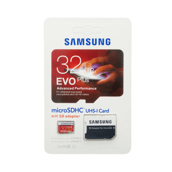 Карта памяти Samsung microSD EVO Plus 80MB/S 32GB + SD adapter-3