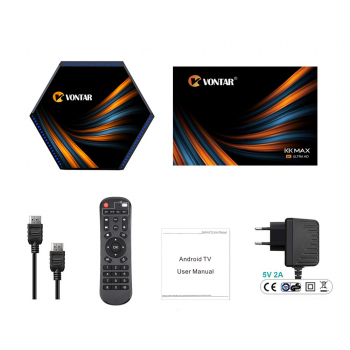 Смарт ТВ приставка VONTAR KK MAX DDR4, Android 11, 4Gb/32Gb-2