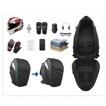 Багажная сумка-рюкзак Fastrider 35-45L для мотоцикла-9