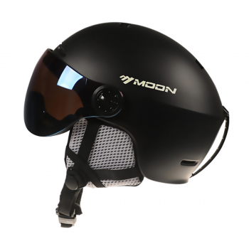 Лыжный шлем с очками Moon black S-3