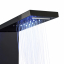 Душевая панель с цифровым дисплеем и LED подсветкой Riu черная-3