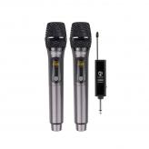 Набор беспроводных радио микрофонов G-mark X220U, grey-1